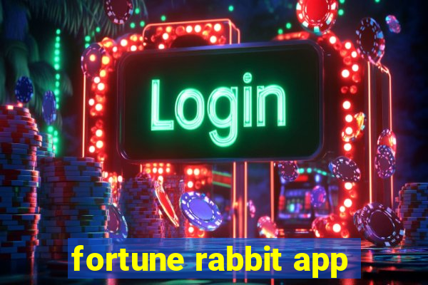 fortune rabbit app