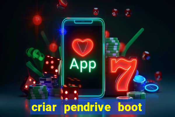 criar pendrive boot windows 10