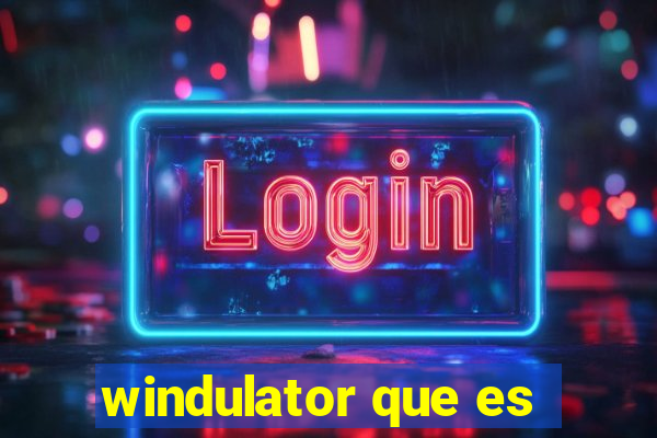 windulator que es