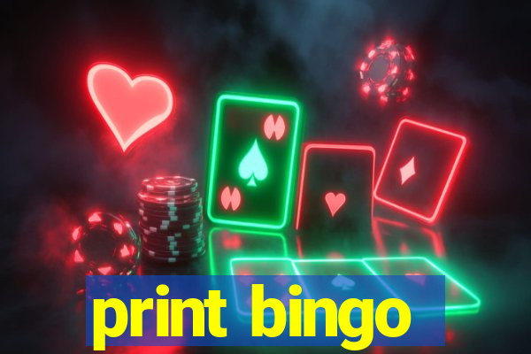 print bingo