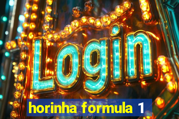 horinha formula 1