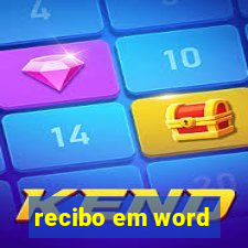 recibo em word