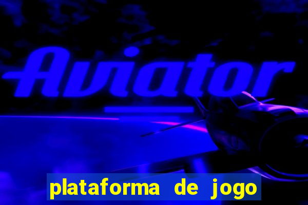 plataforma de jogo nova pagando