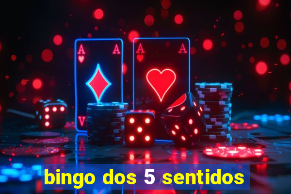 bingo dos 5 sentidos