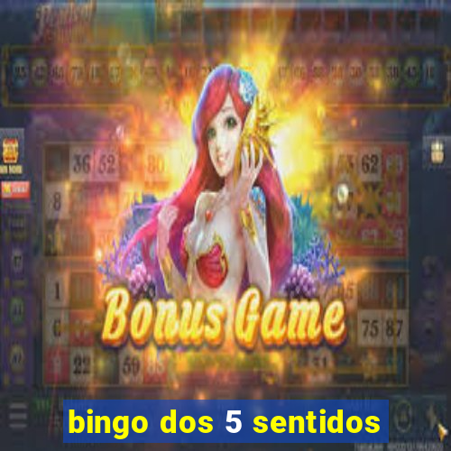 bingo dos 5 sentidos