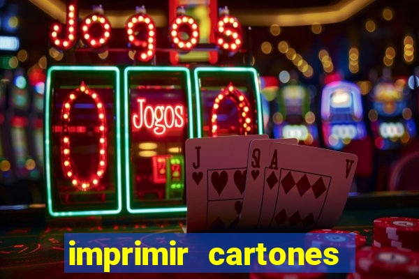 imprimir cartones de bingo