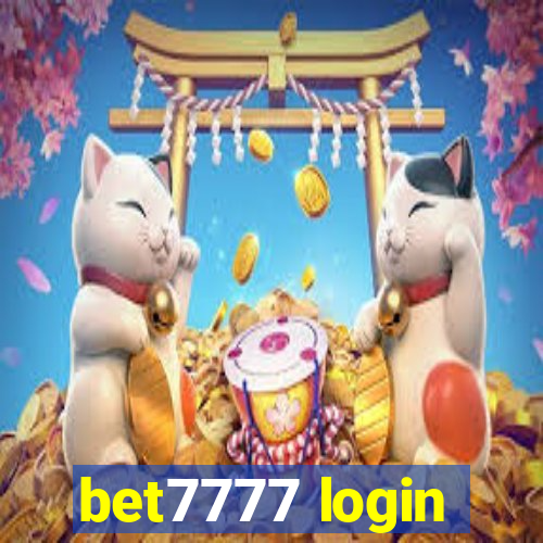 bet7777 login