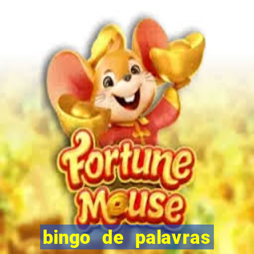 bingo de palavras de natal