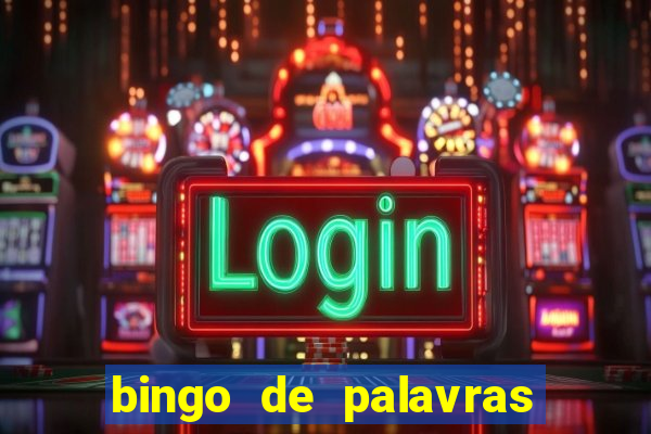 bingo de palavras de natal