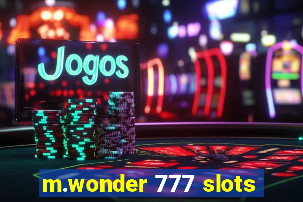 m.wonder 777 slots