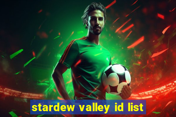 stardew valley id list