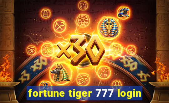 fortune tiger 777 login