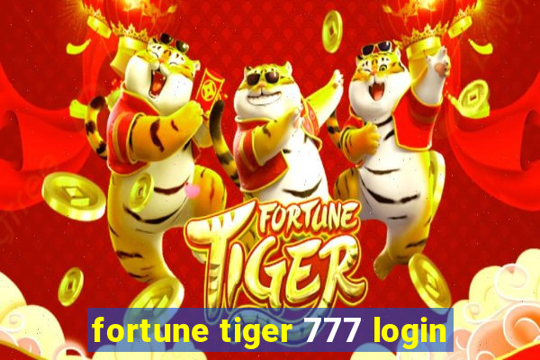 fortune tiger 777 login