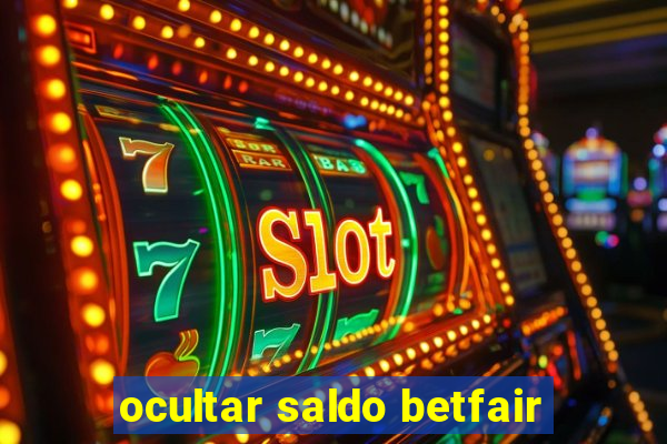 ocultar saldo betfair