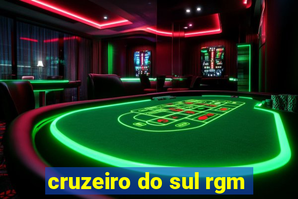 cruzeiro do sul rgm