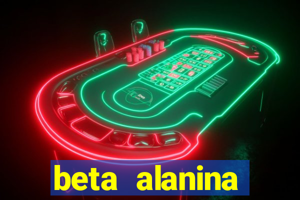 beta alanina aumenta a pressao