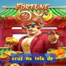 cruz na tela de cruz das