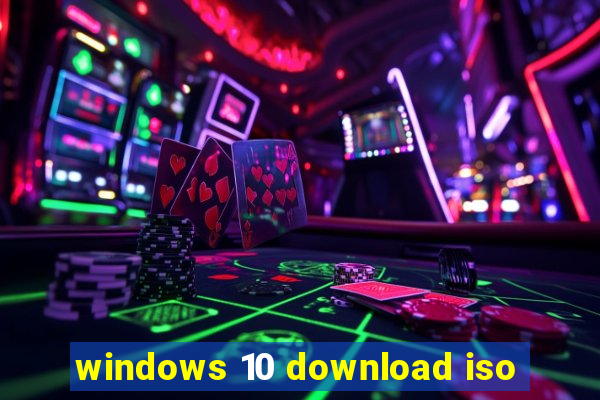 windows 10 download iso