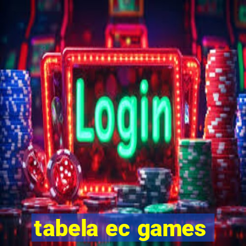 tabela ec games