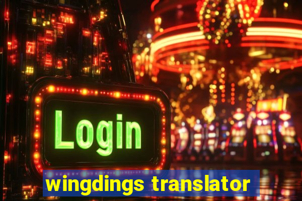 wingdings translator