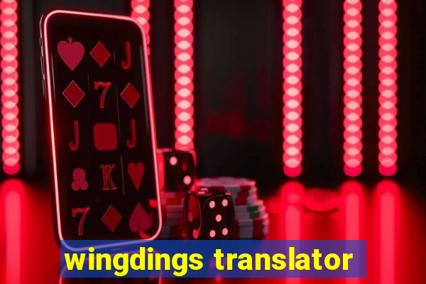 wingdings translator