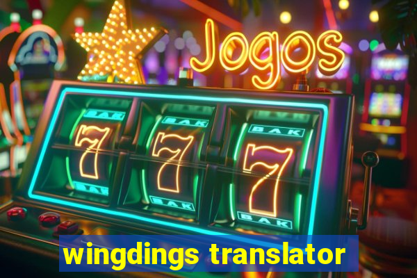 wingdings translator