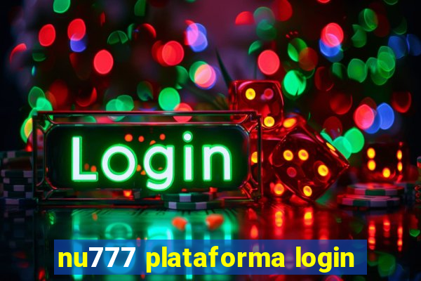 nu777 plataforma login