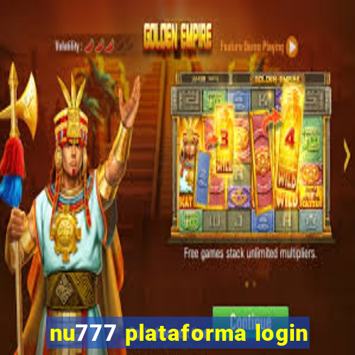 nu777 plataforma login