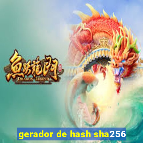 gerador de hash sha256