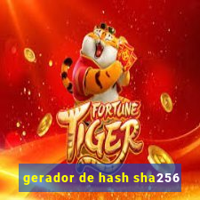 gerador de hash sha256