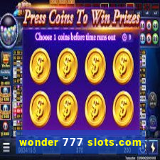 wonder 777 slots.com