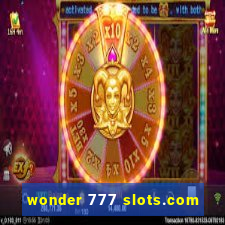 wonder 777 slots.com