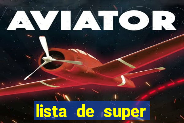 lista de super herois de a a z