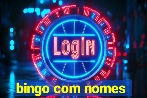 bingo com nomes