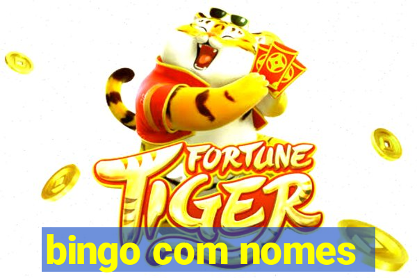 bingo com nomes