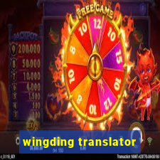 wingding translator