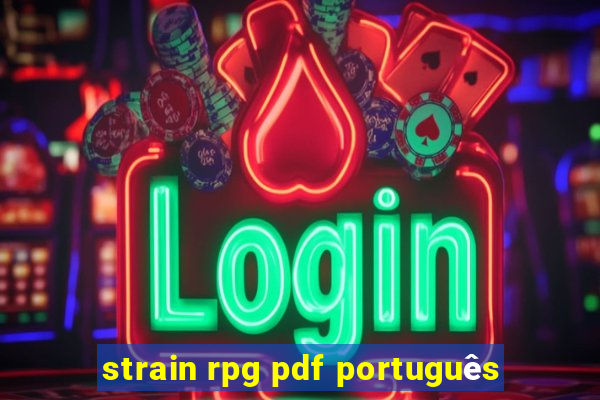 strain rpg pdf português