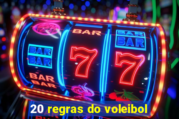 20 regras do voleibol