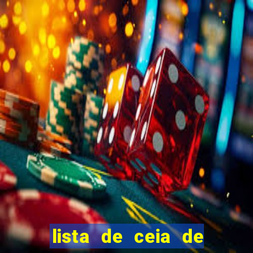 lista de ceia de natal completa