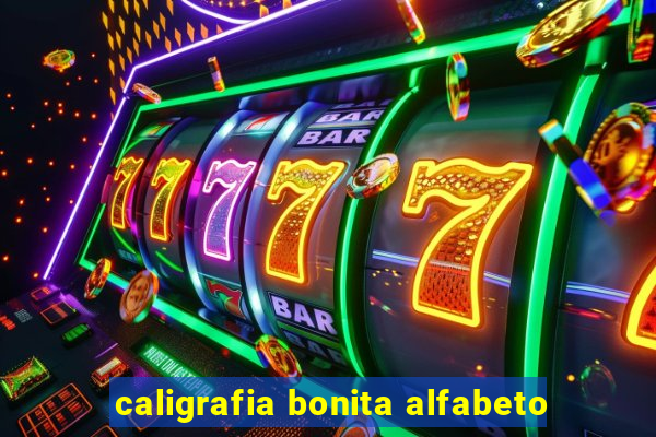 caligrafia bonita alfabeto