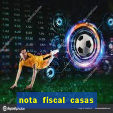 nota fiscal casas bahia 2 via