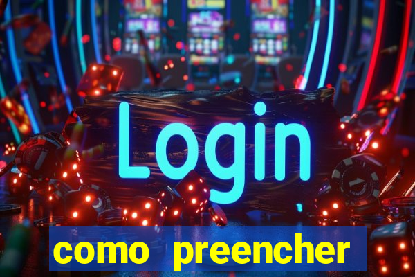 como preencher recibo de pagamento