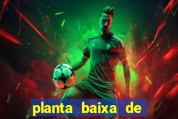 planta baixa de campo de futebol society