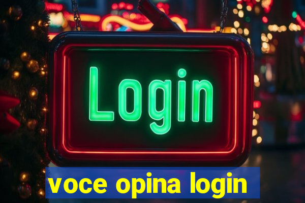 voce opina login