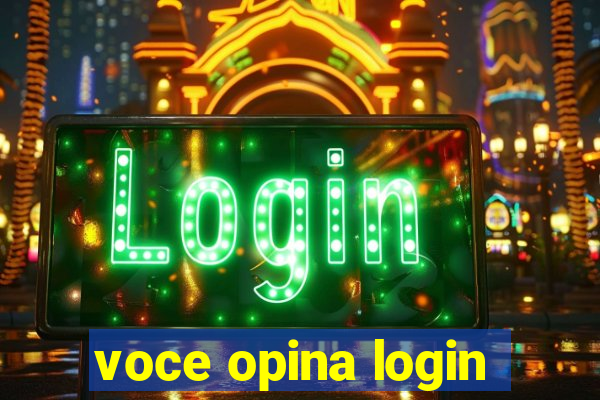 voce opina login