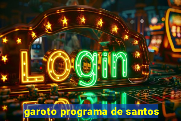 garoto programa de santos