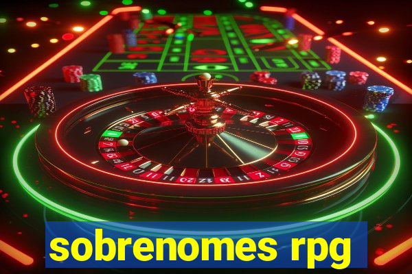 sobrenomes rpg