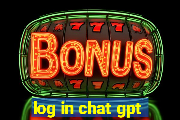 log in chat gpt