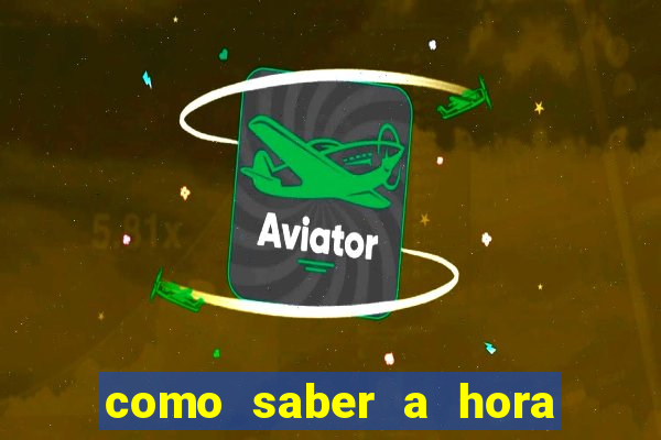 como saber a hora certa de apostar no aviator