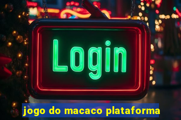 jogo do macaco plataforma